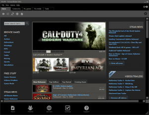 Steam Main Window