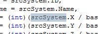 Variable Selected in Visual Studio